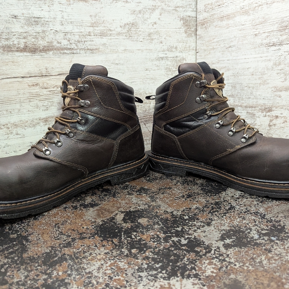 Mens Irish Setter Farmington Work Boots Sz 11.5 D Used 83638 King Toe Comp Toe - Picture 7 of 10